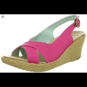 Crocs Linen Wedges